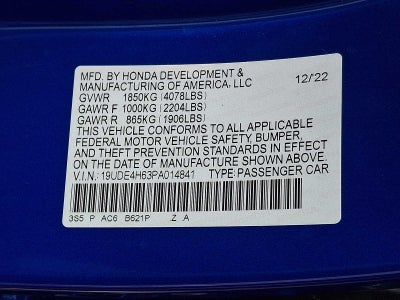 2023 Acura Integra CVT w/A-Spec Technology Package