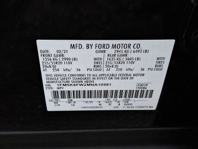 2021 Ford Explorer Limited 4WD