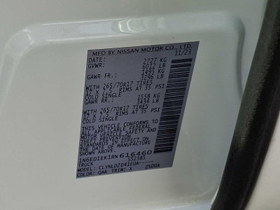 2024 Nissan Frontier Crew Cab 4x4 PRO-4X