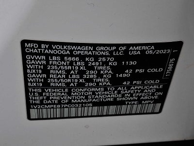 2023 Volkswagen ID.4 Pro RWD w/SK On Battery