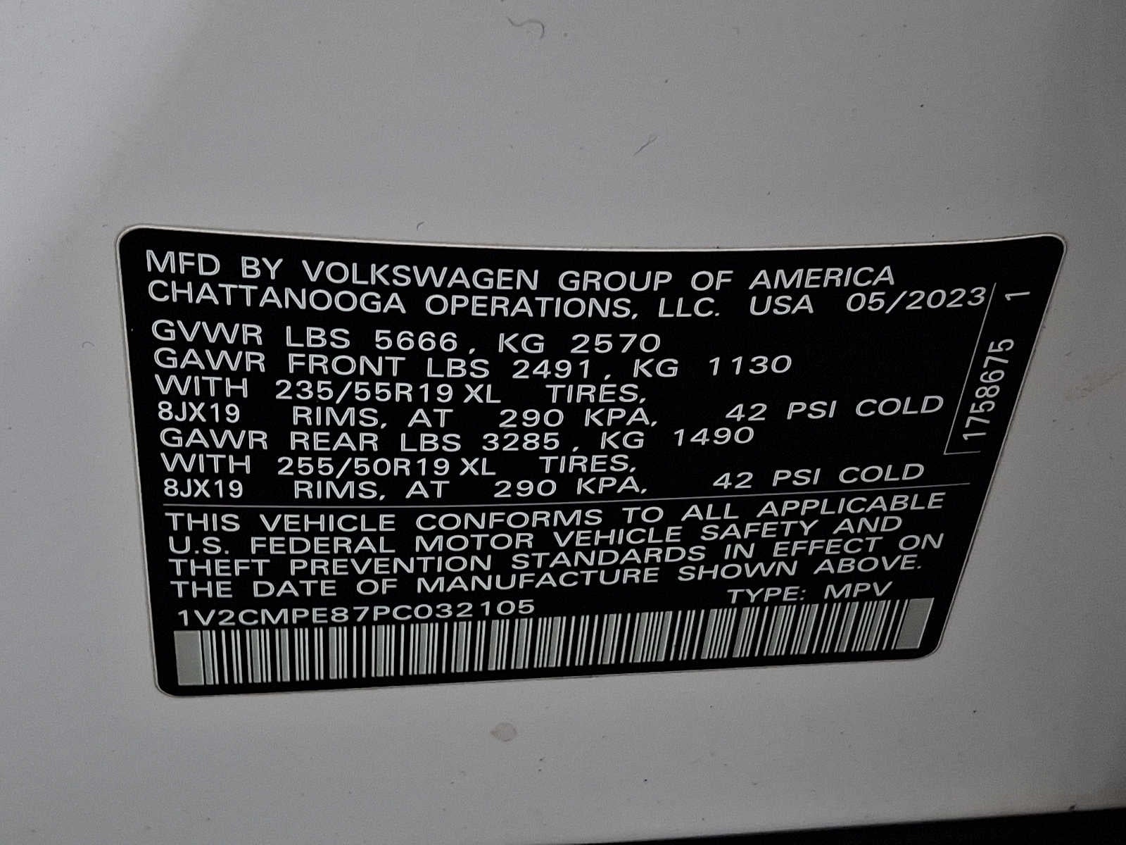 2023 Volkswagen ID.4 Pro RWD w/SK On Battery