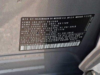 2021 Volkswagen Tiguan 2.0T SEL 4MOTION
