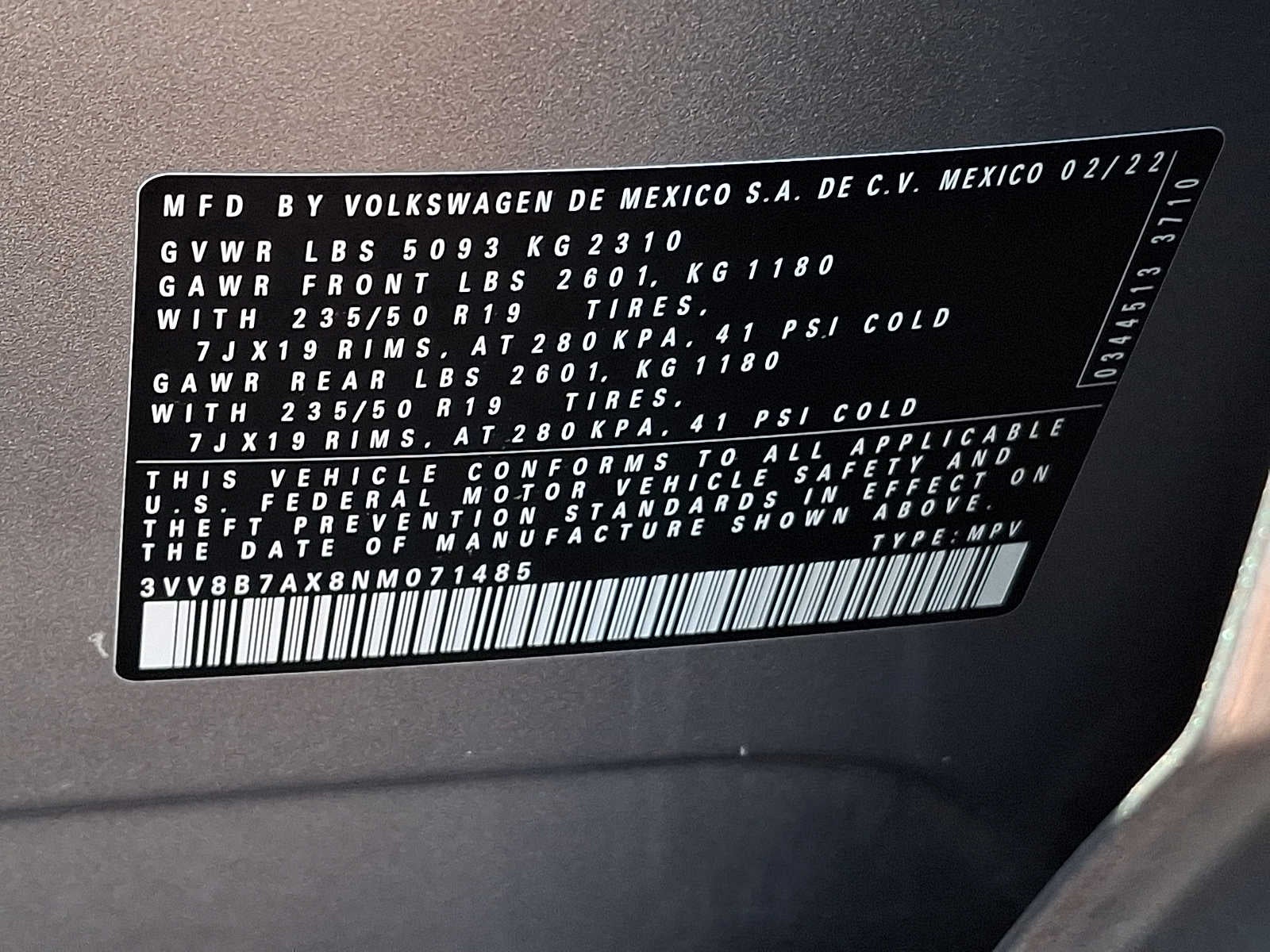 2022 Volkswagen Tiguan 2.0T SE R-Line Black 4MOTION