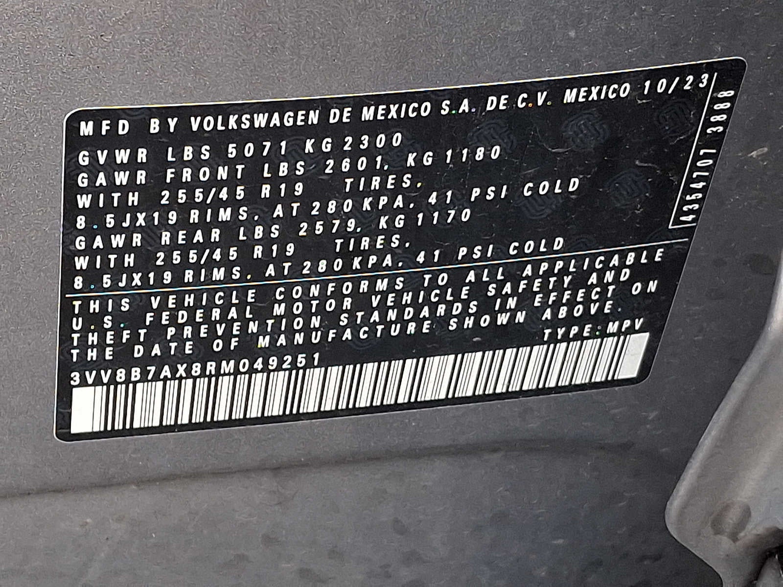 2024 Volkswagen Tiguan 2.0T SE R-Line Black 4MOTION