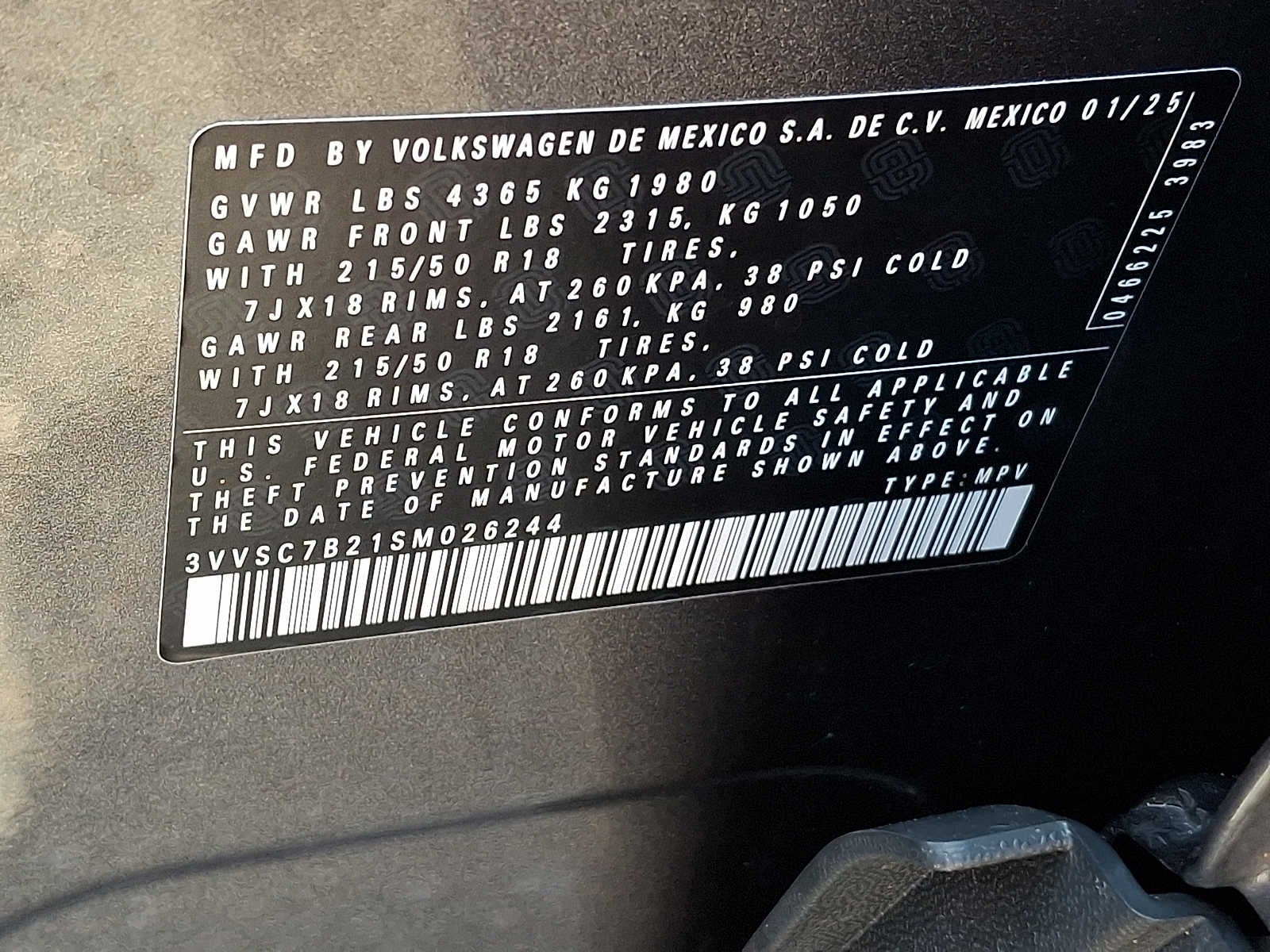 2025 Volkswagen Taos SE FWD