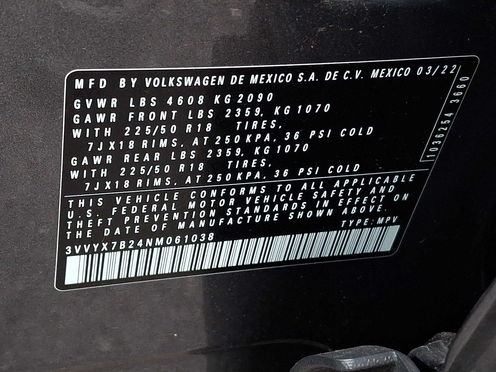 2022 Volkswagen Taos SE 4MOTION
