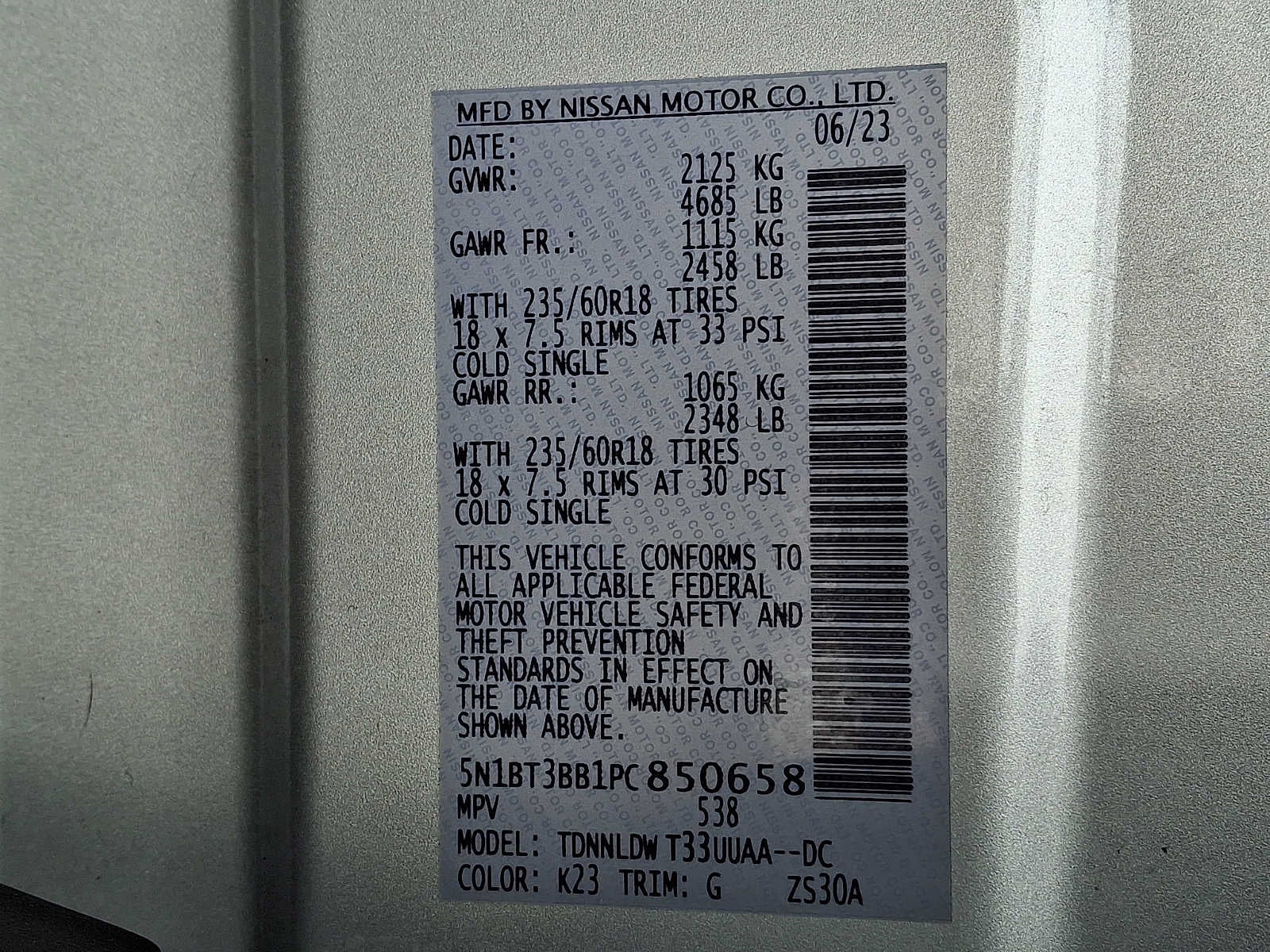 2023 Nissan Rogue AWD SV