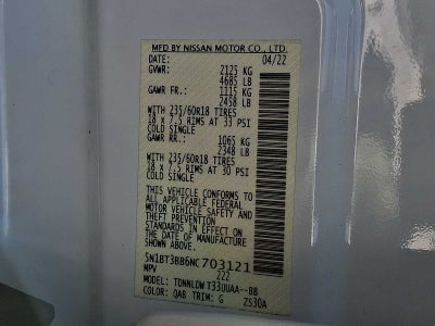 2022 Nissan Rogue AWD SV