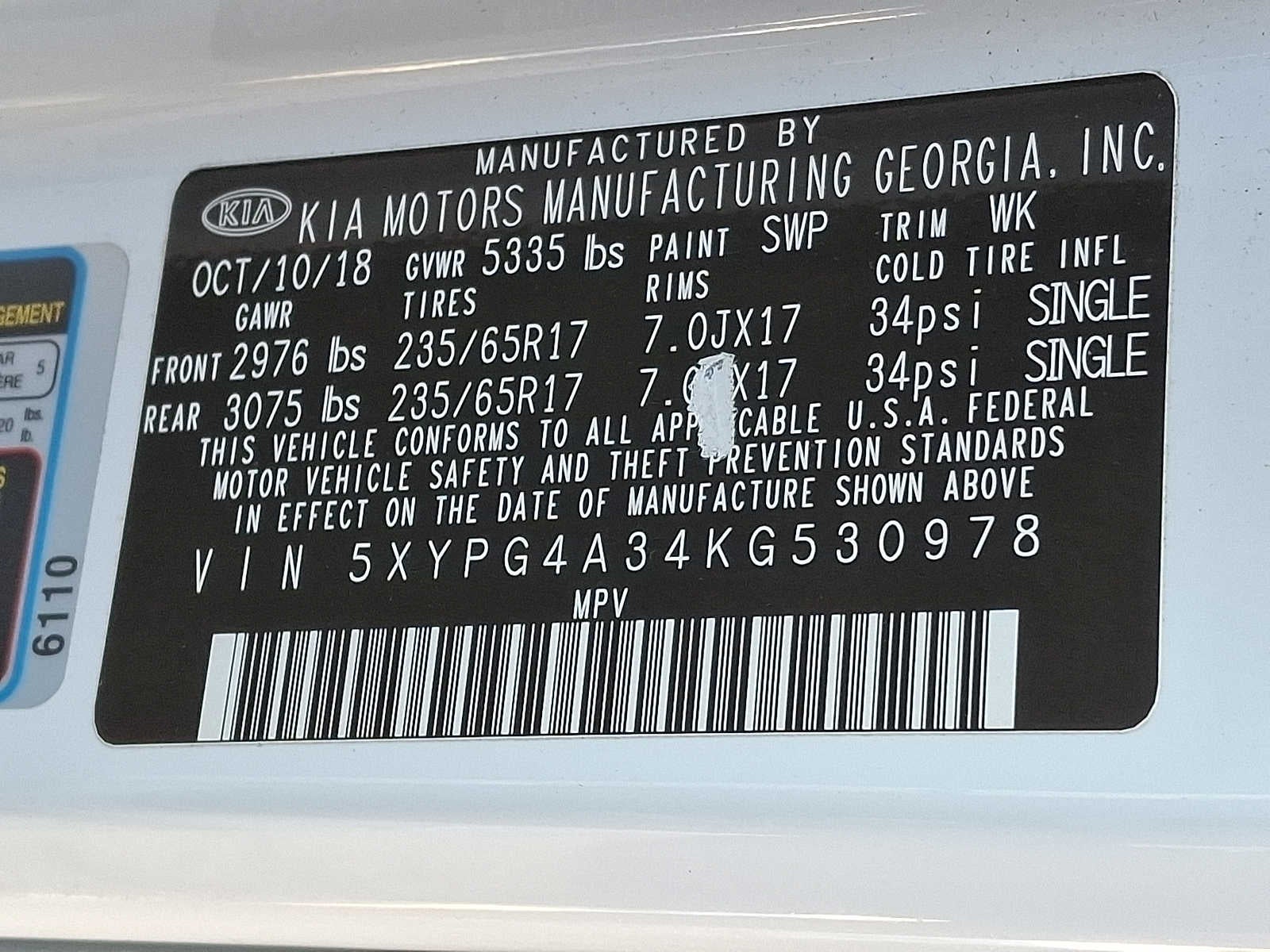 2019 Kia Sorento LX FWD