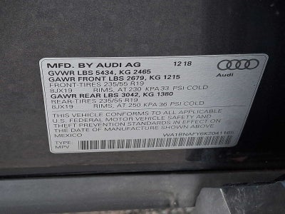 2019 Audi Q5 Premium Plus 45 TFSI quattro