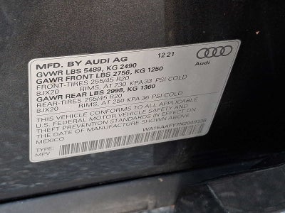 2022 Audi Q5 S line Premium Plus 45 TFSI quattro