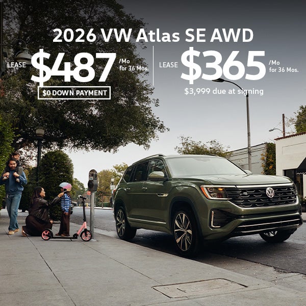 Lease a 2026 Volkswagen Atlas SE 4MOTION