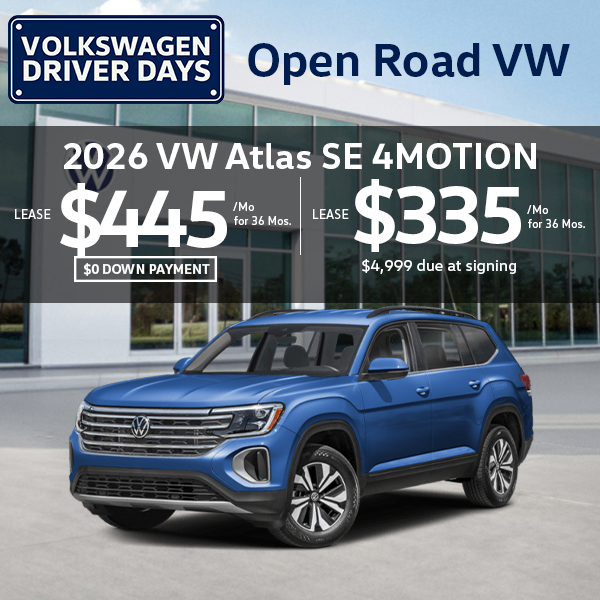 Lease a 2026 Volkswagen Atlas SE 4MOTION