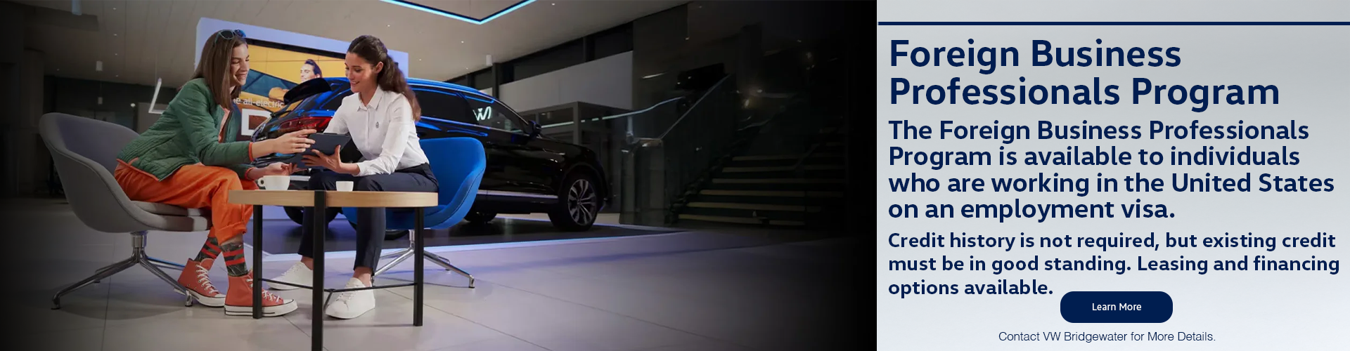 Purchase or Finance a VW on a Visa in Bridgewater NJ