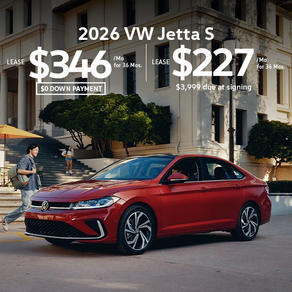 Lease a 2026 Volkswagen Jetta S