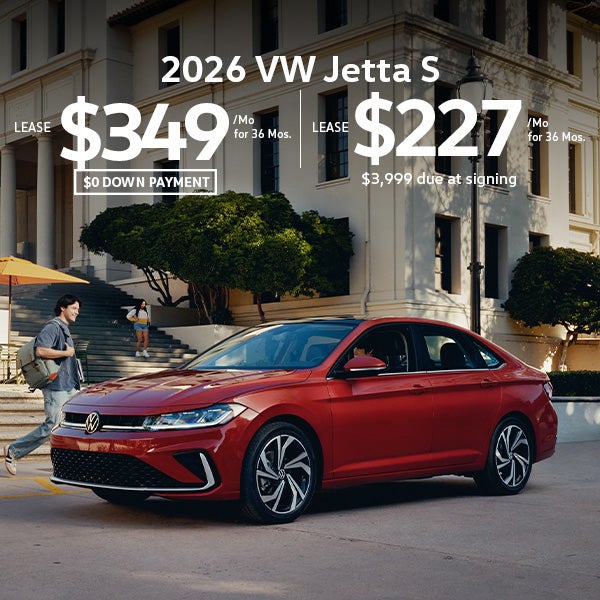 Lease a 2026 Volkswagen Jetta S