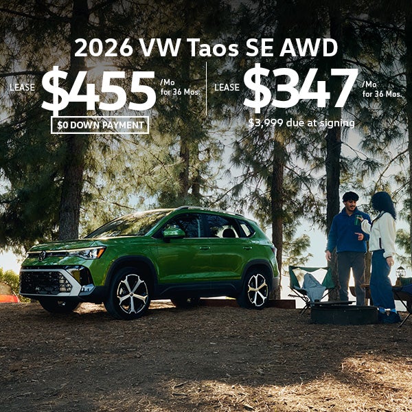 Lease a 2026 Volkswagen Taos SE 4MOTION