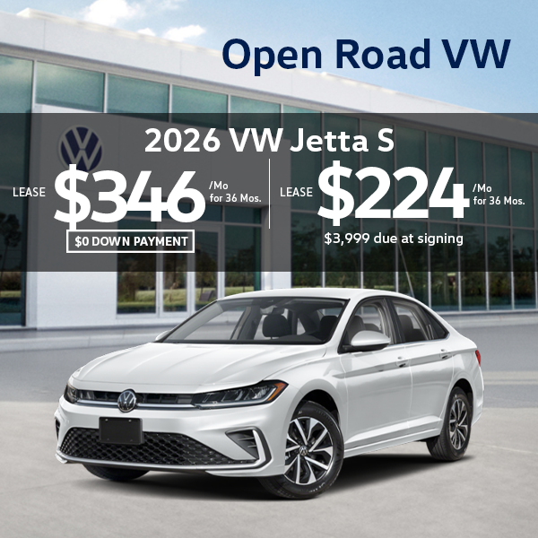 Lease a 2026 Volkswagen Jetta S
